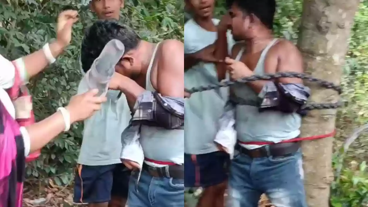 5th class student molested in South 24 Pgs while returning from school, accused tied and thrashed by locals