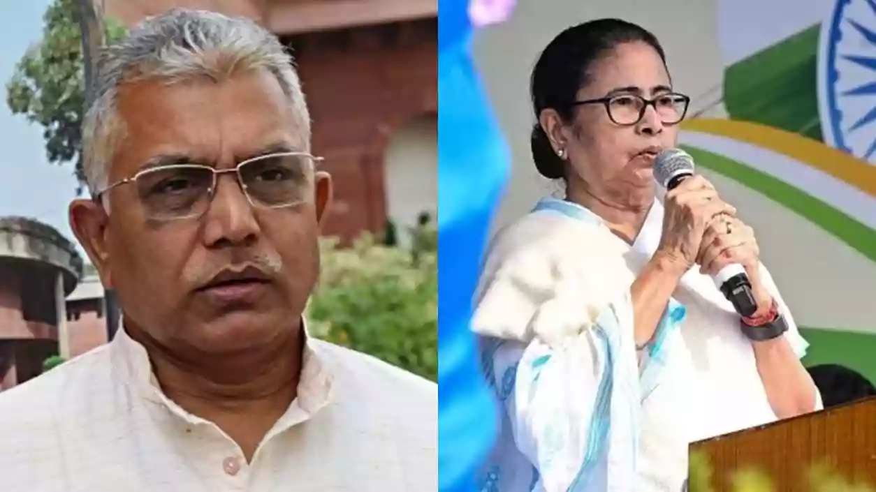 Dilip Ghosh visits Jagannath Dham in Digha after CM Mamata's inauguration, Suvendu Adhikari boycotts event