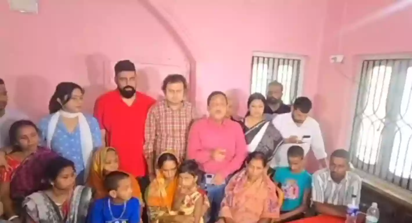 BJP shelters Murshidabad victims' kin in Salt Lake; Police probe 