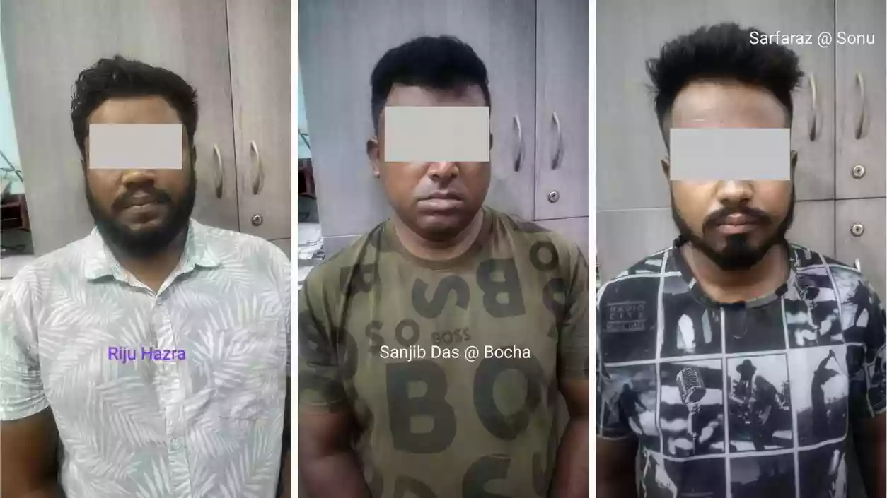 Cops arrest 3 people in 2.66 crore Entally taxi robbery case