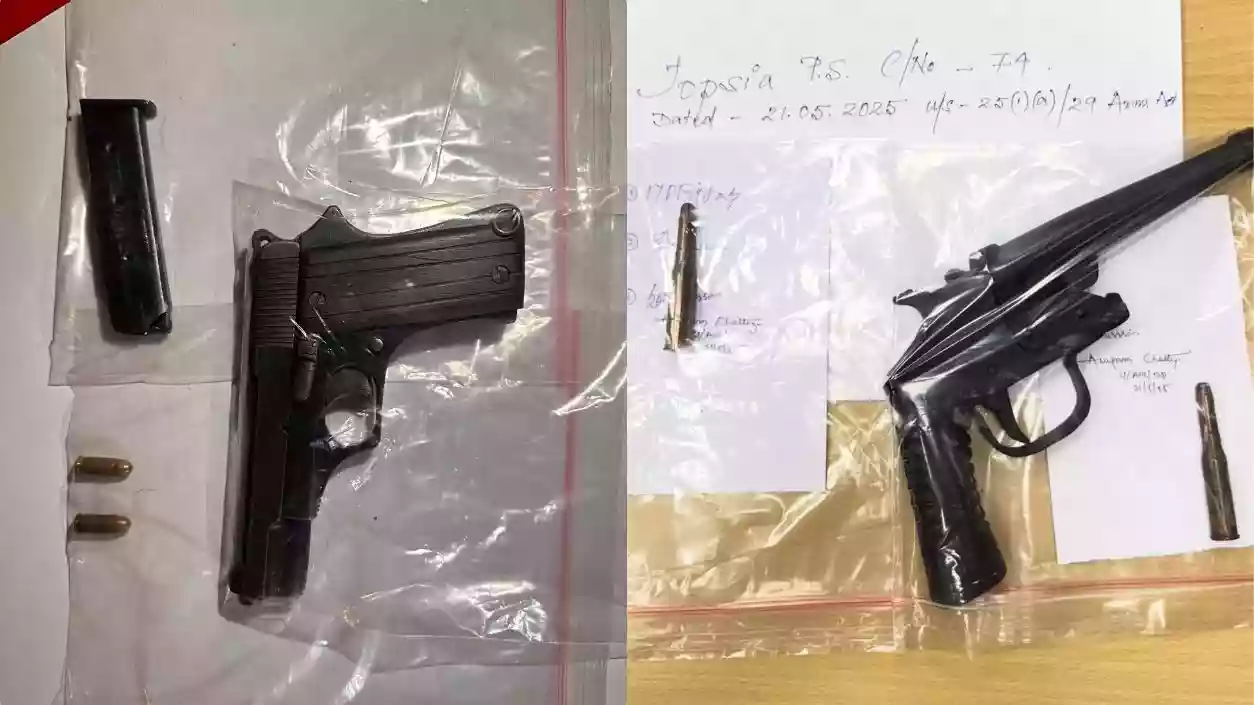 Three arrested in separate late-night raids for illegal firearms possession in Kolkata