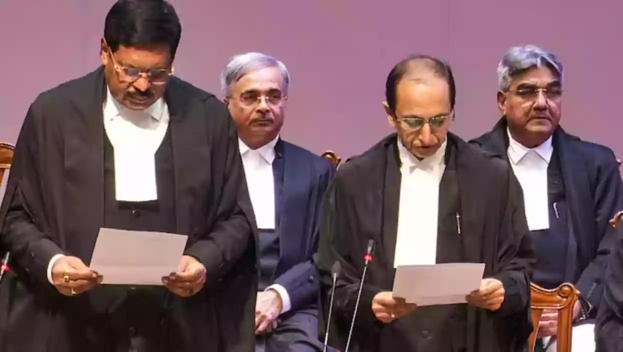 SC back to full strength as Justices Anjaria, Bishnoi, Chandurkar take oath