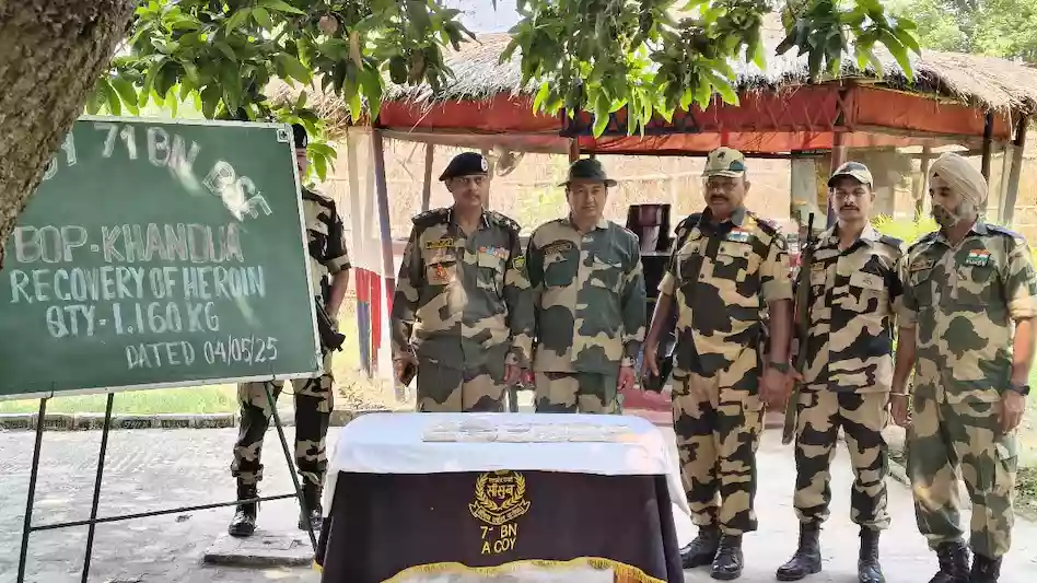 भारत-बांग्लादेश सीमा पर बीएसएफ की बड़ी कार्रवाई, एक महीने में जब्त किए गए साढ़े छह करोड़ रुपये के सोना-मादक पदार्थ