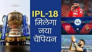 आईपीएल 2025 को मिलेगा नया चैंपियन, फाइनल में भिड़ेंगी आरसीबी और पंजाब किंग्स
