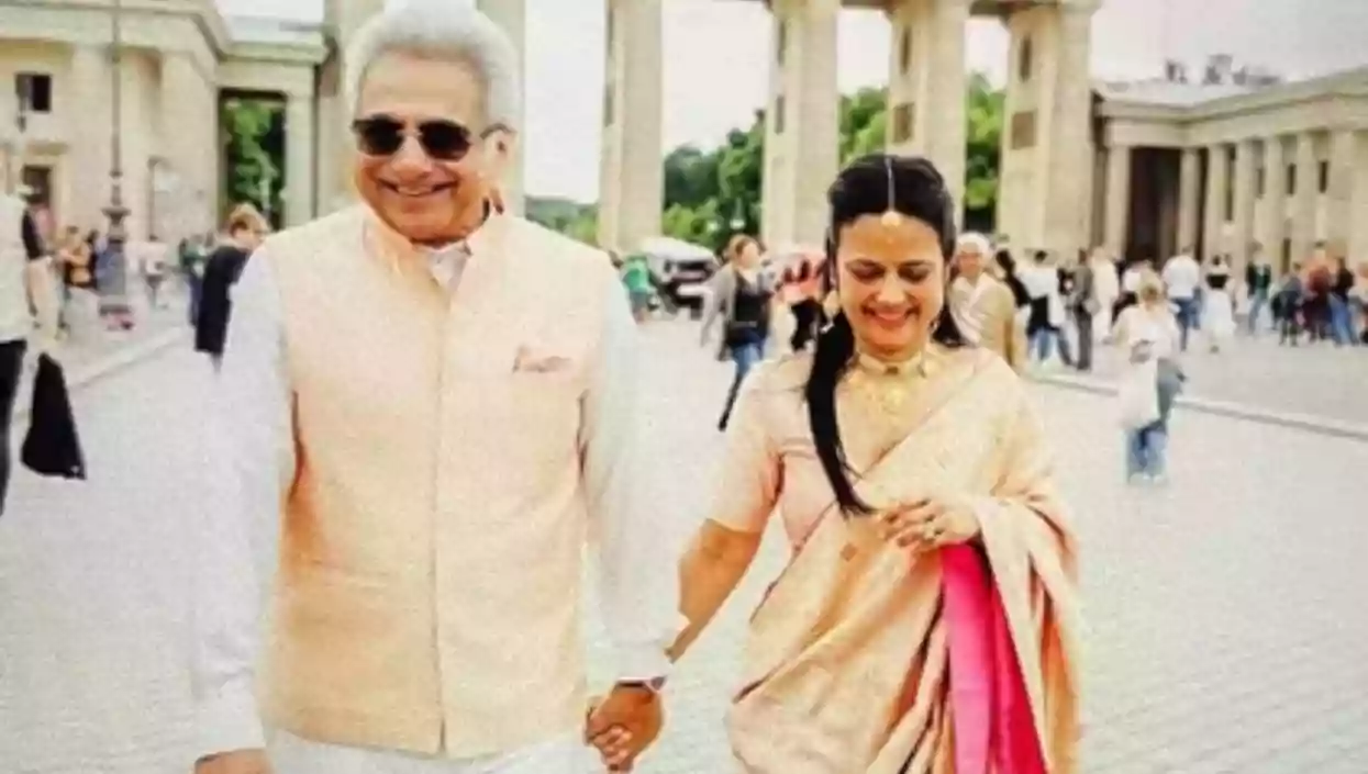 TMC MP Mahua Moitra ties knot with BJD leader Pinaki Misra