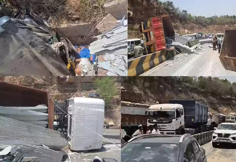 Speeding truck overturns on auto killing 4 people in MP's Rewa