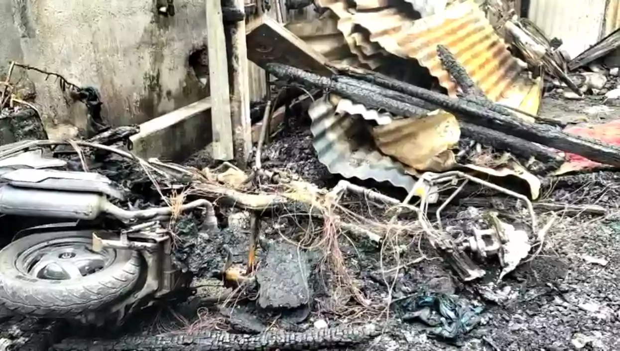 Fire breaks out in Siliguri’s Bhaktinagar, house and three vehicles destroyed