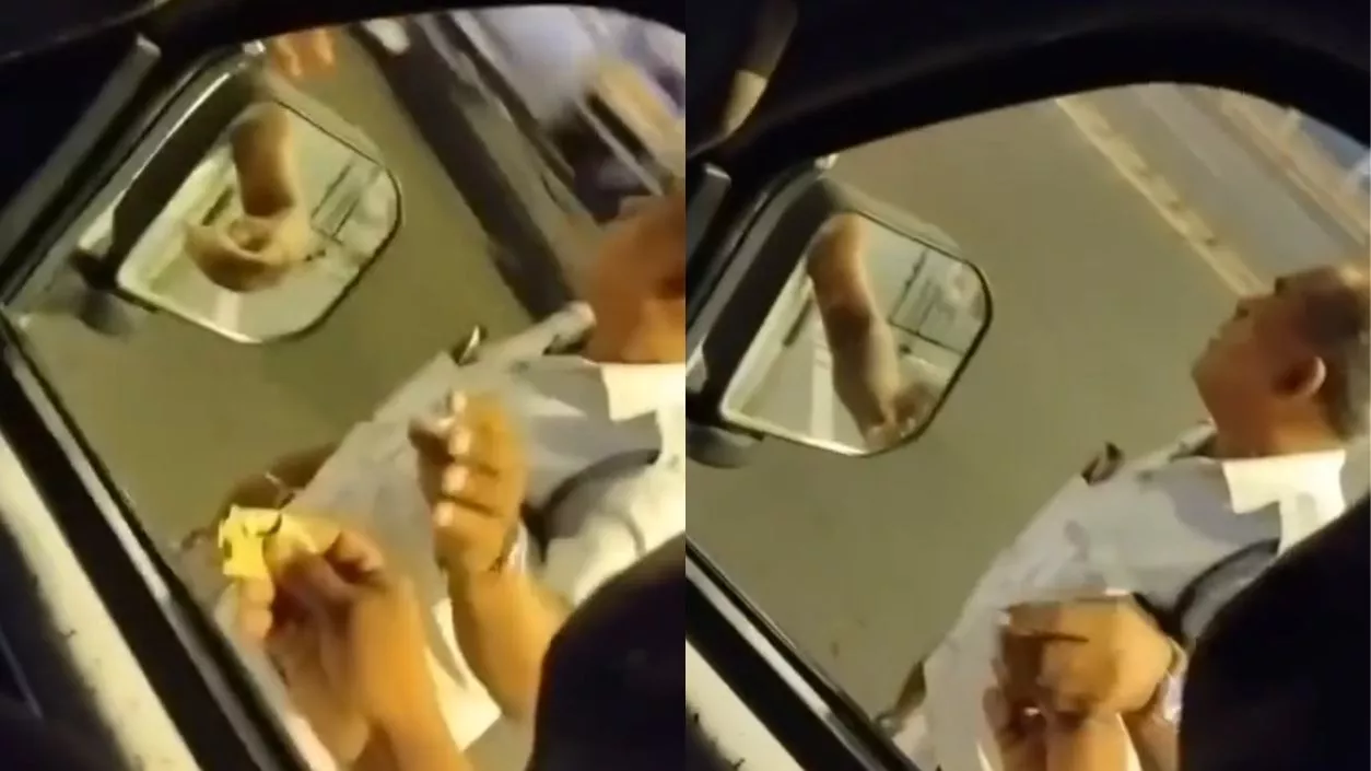 Kolkata cops caught taking bribes on Howrah Bridge at night; Two suspended after video goes viral