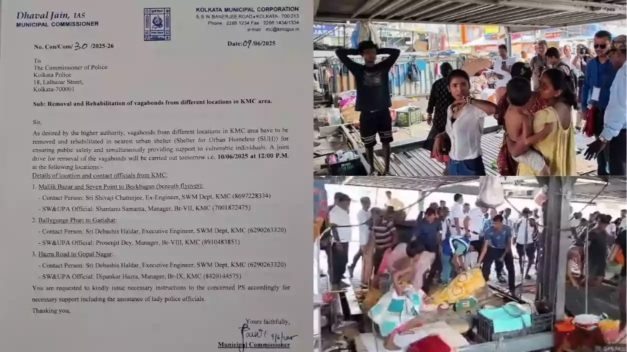 KMC begins major anti-encroachment drive; Mayor orders non-stop eviction of homeless from footpaths, flyovers