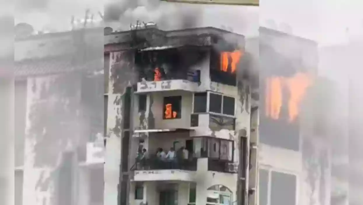 Delhi man and two children die after jumping from 9th floor of burning Dwarka building