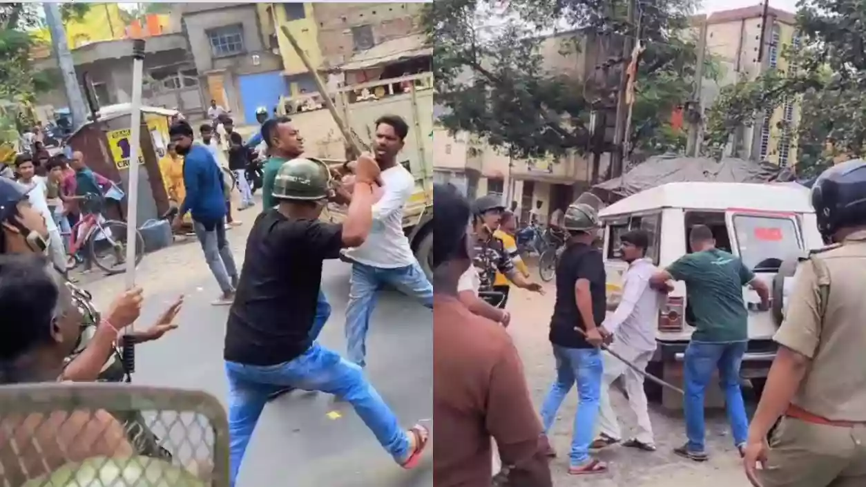 Couple hit by trailer on highway in Birbhum; Locals block road and clash with police in protest