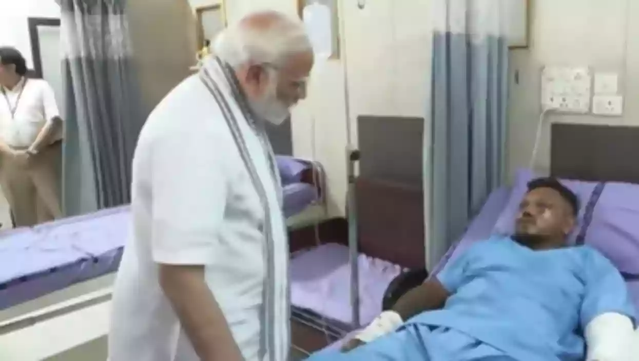 PM Modi meets lone survivor of Ahmedabad Air India crash 