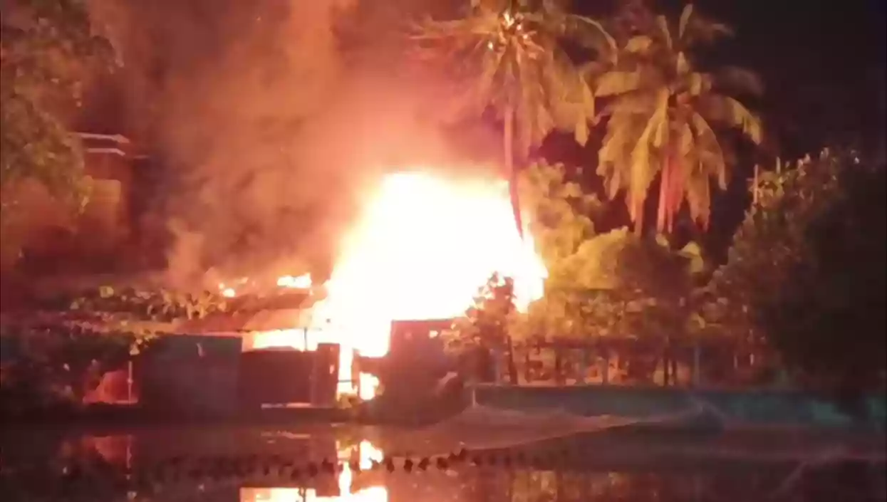 Fire broke out in wooden house in Hooghly’s Srirampur, short circuit suspected