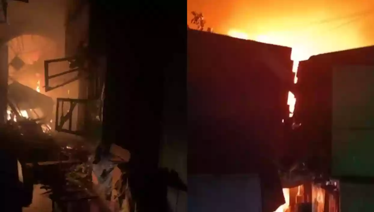 Khidirpur locals angry over delayed response of Fire Brigades as 1300 shops gutted