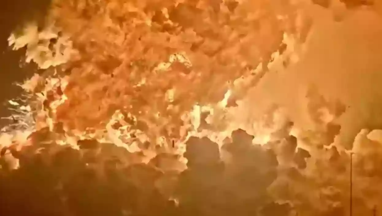 Elon Musk's SpaceX Starship blasts during testing in Texas