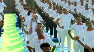 प्रधानमंत्री मोदी का अंतरराष्ट्रीय योग दिवस पर विशाखापत्तनम में उद्बोधन-'योग ने पूरे विश्व को जोड़ा'