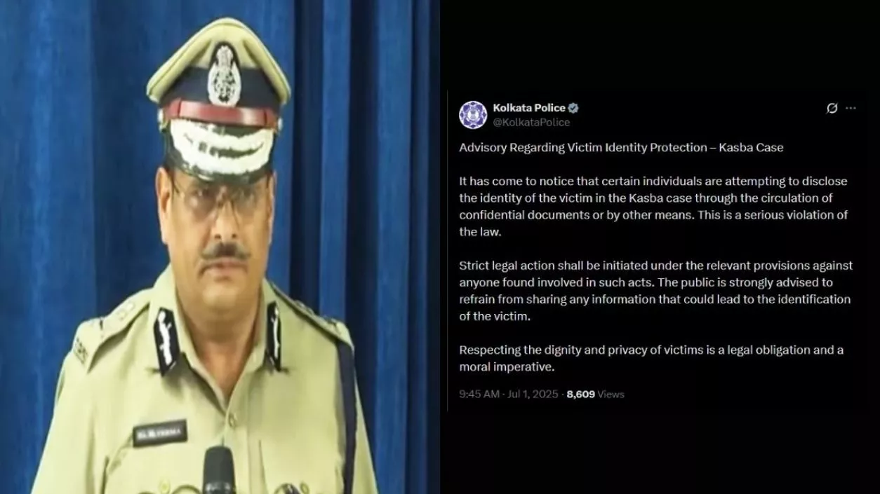 CP Manoj Verma warns against revealing identity of Kasba gangrape victim | Watch