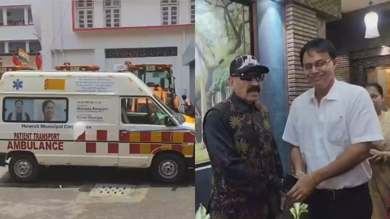 Howrah MP Prasun Banerjee gifts high-tech ambulance on Doctors’ Day, honors Dr. Sujay Chakraborty