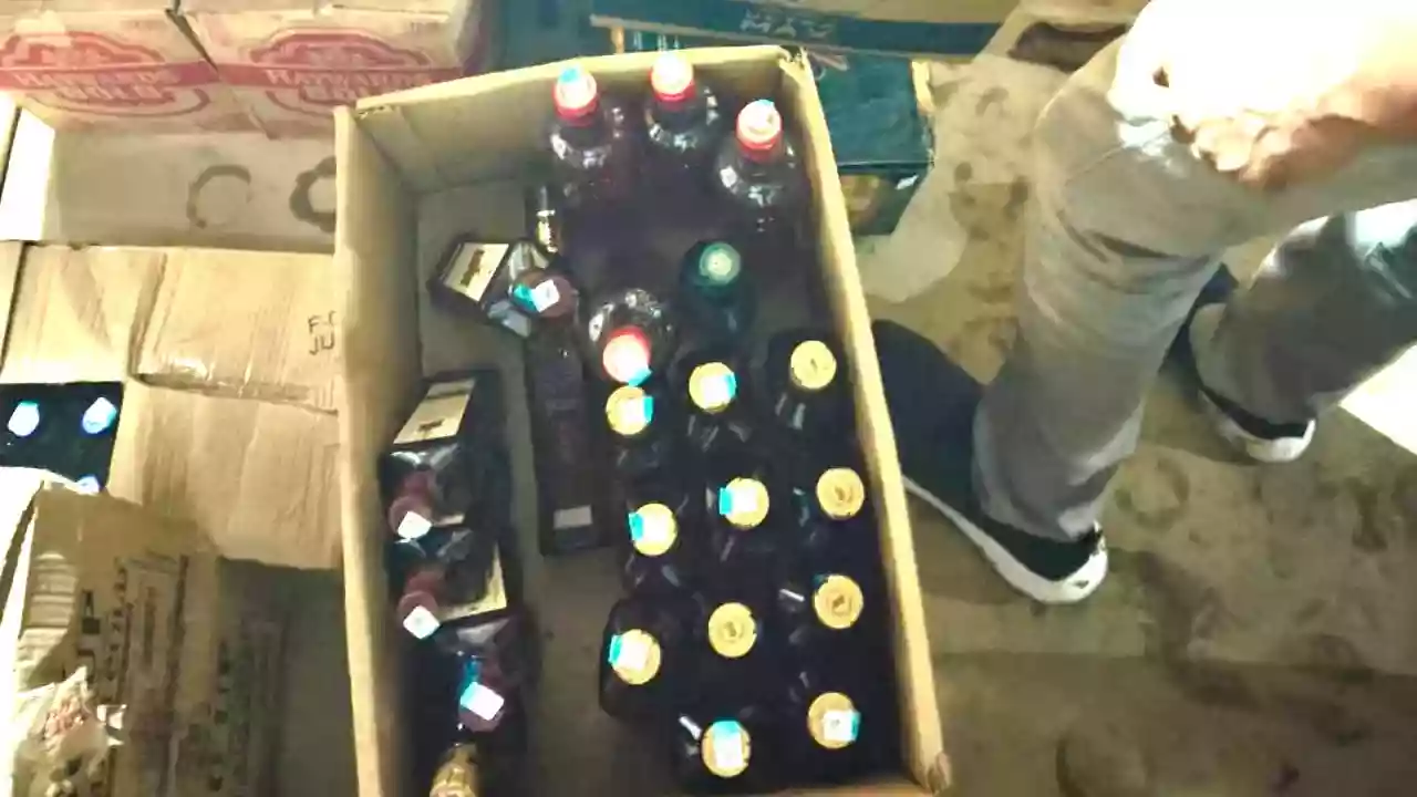 Cops bust illegal alcohol store operating in guise of grocery shop, seize booze worth 1.2 lakh