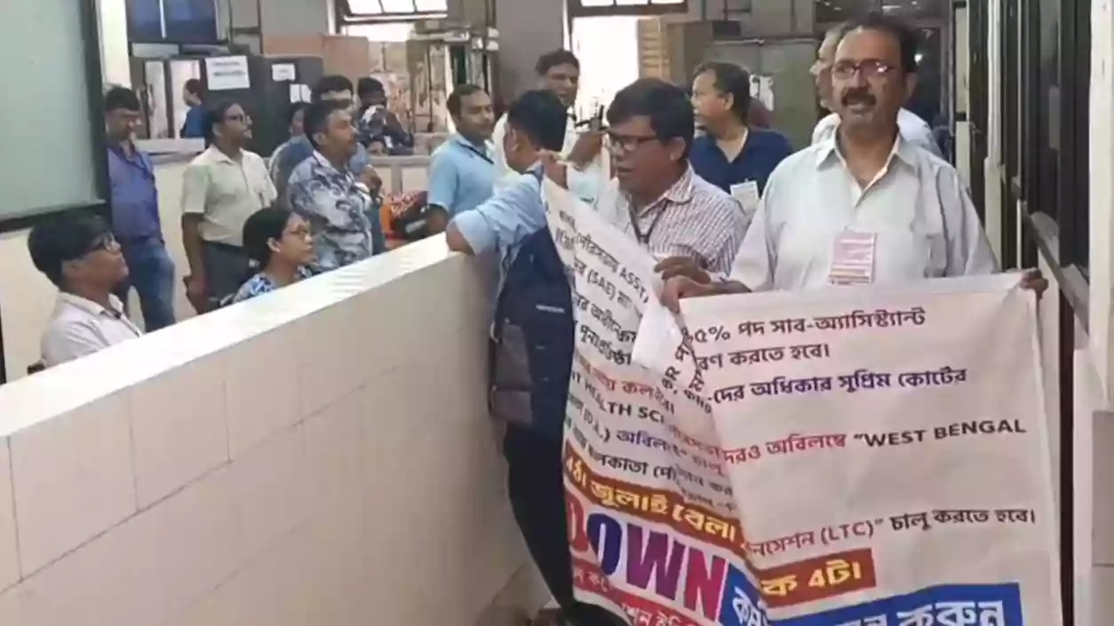 KMC engineers rally over pending DA, promotions and health scheme demands in Kolkata
