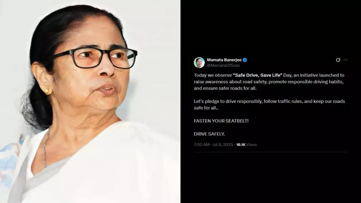 Bengal marks ‘Safe Drive, Save Life Day’; CM Mamata urges citizens to drive responsibly