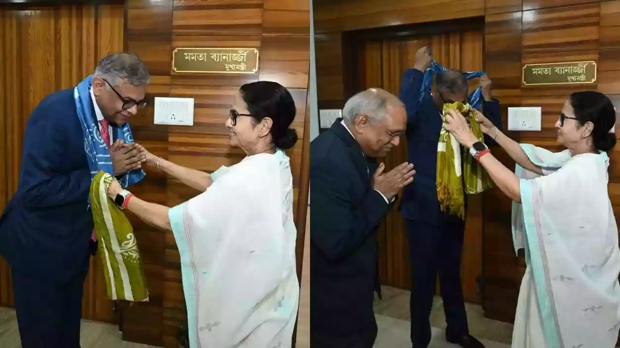 Fresh investment likely in Bengal as Tata Sons Chairman meets CM Mamata at Nabanna