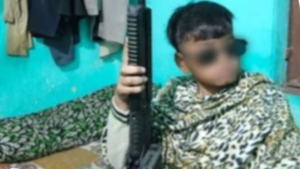 Viral photo of TMC MLA’s minor grandson holding rifle sparks political storm in Asansol