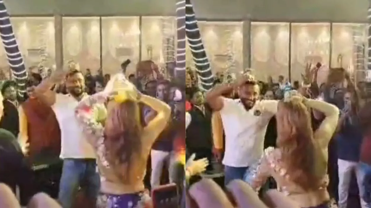 Ex-TMC leader dances with liquor glass at college fest; Party urges not to overreact