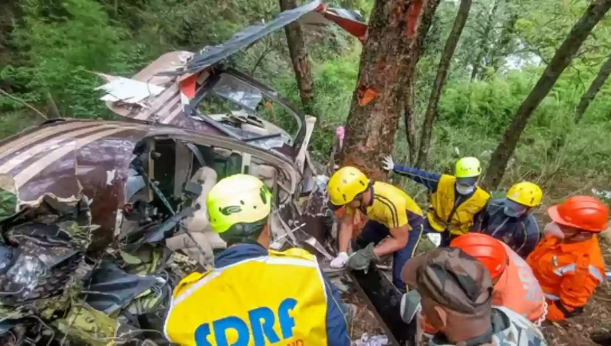 Uttarkashi chopper crash caused by overhead cable strike during emergency landing, says AAIB