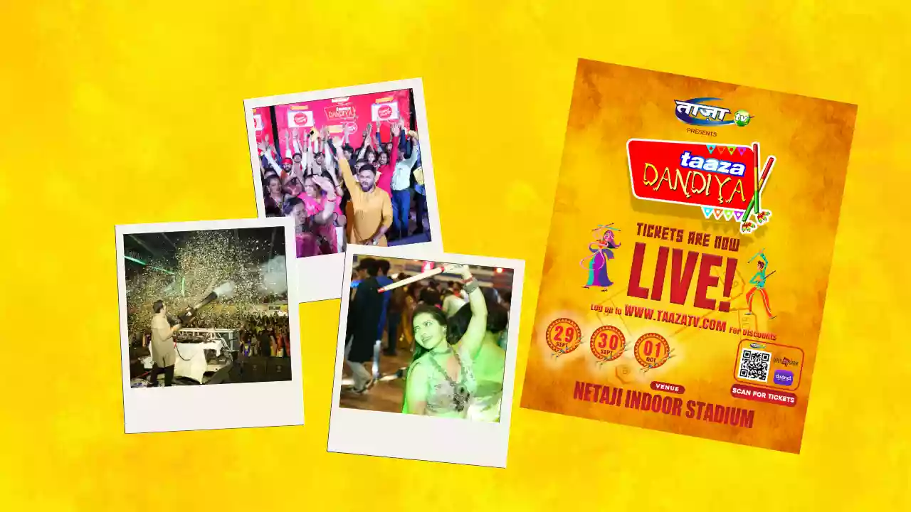 Taaza Dandiya 2025: Tickets now Live! Get Exclusive Discounts on tickets here