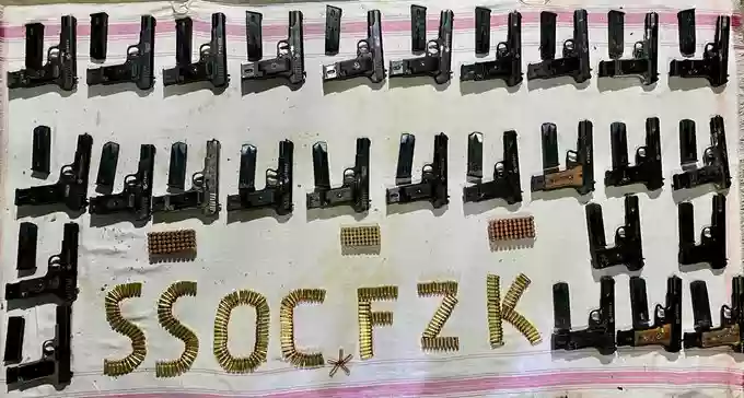 Major cross-border weapon haul in Amritsar; 27 high-end pistols seized