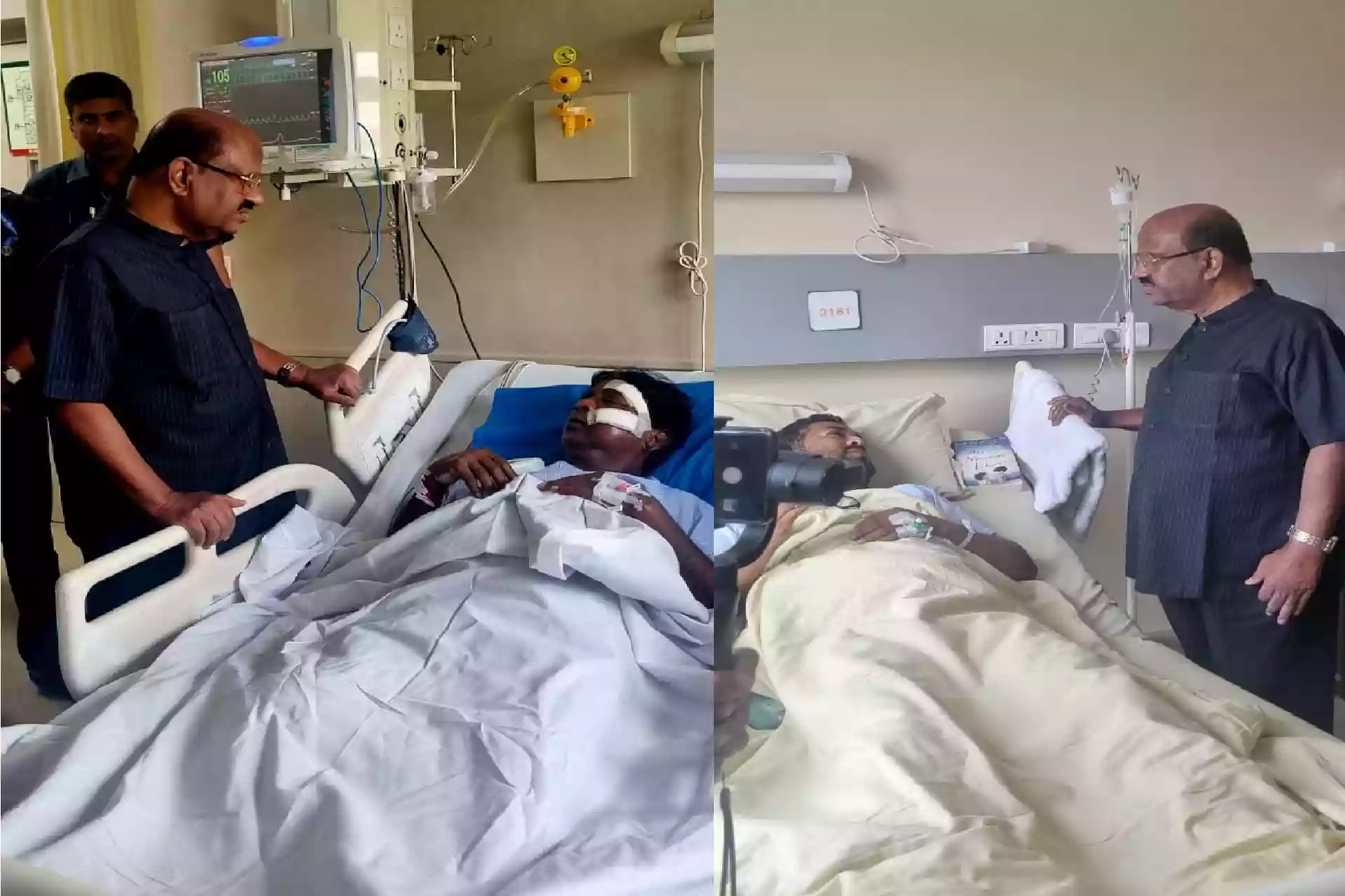 Governor Bose meets wounded Khagen and Shankar amid North Bengal's flood fury and assault  