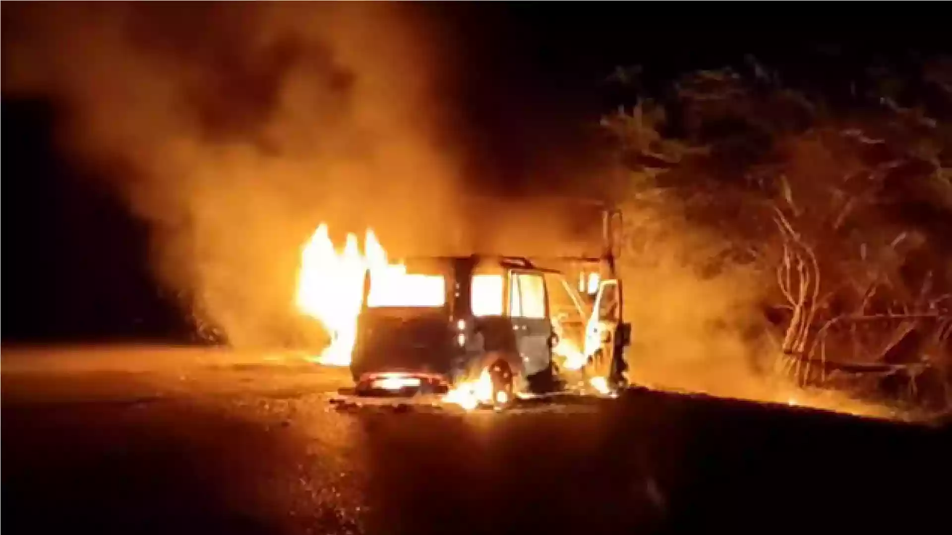 Horrific car-trailer truck collision in Rajasthan highway kills four