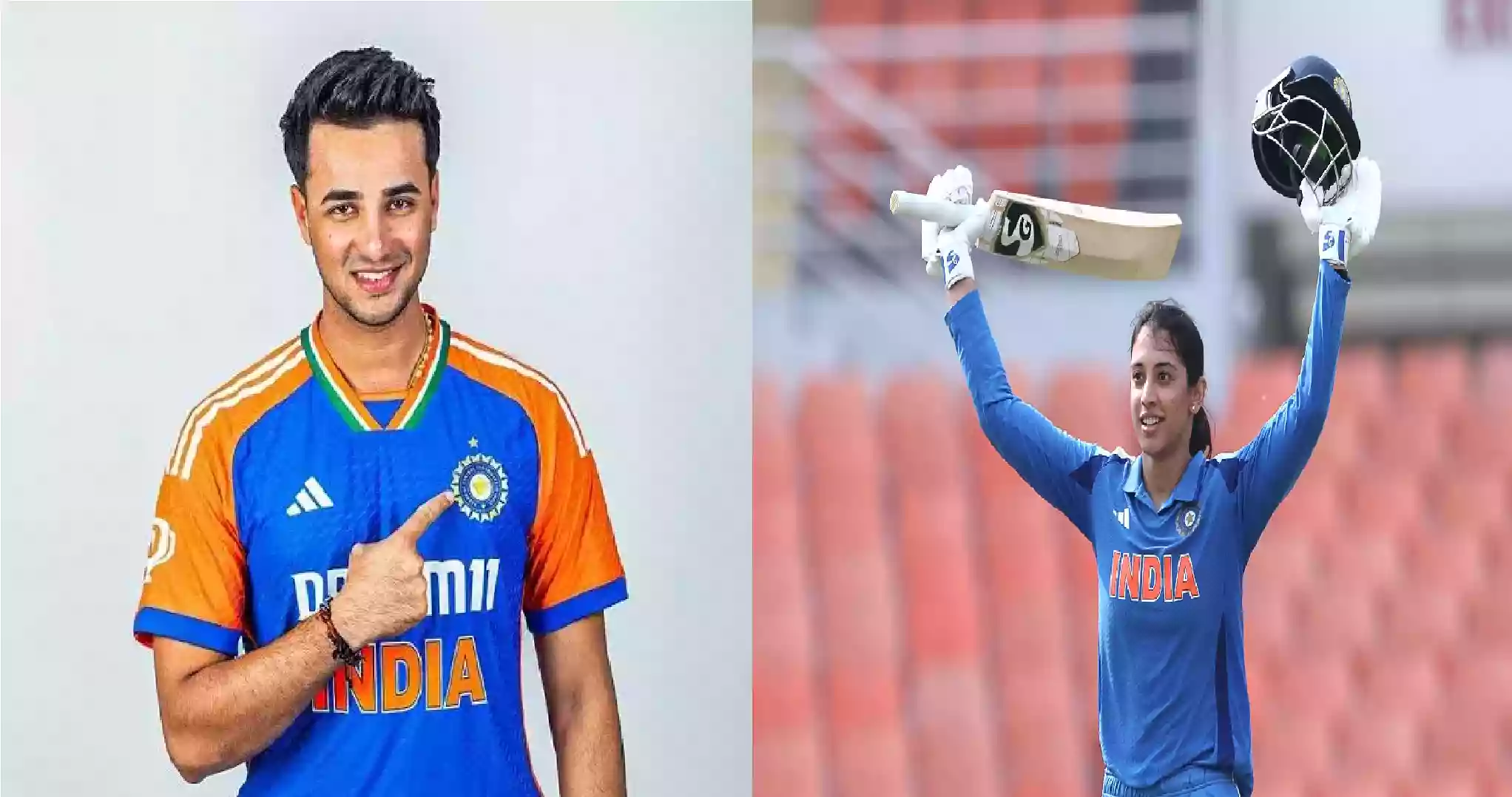 ICC names Abhishek Sharma & Smriti Mandhana as the Player of the Month