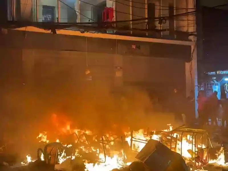 Violence, arson hit Bangladesh as death of youth leader Hadi sparks protests; Indian Mission set on fire