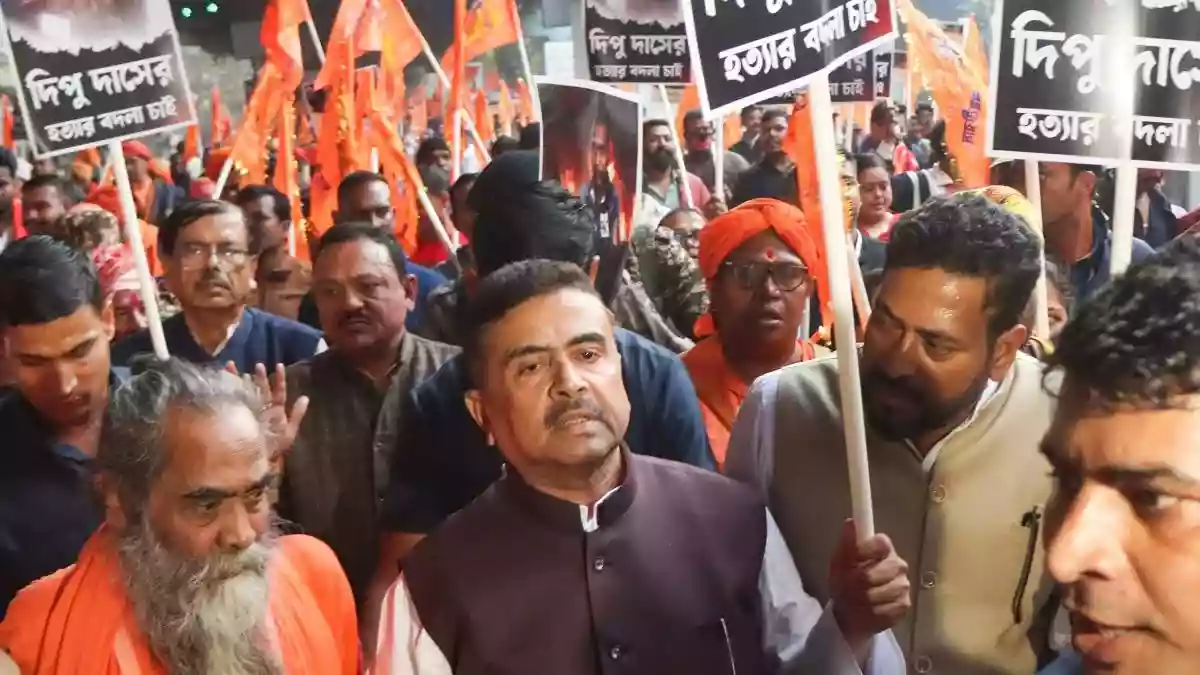 Suvendu warns Bangladesh High Commission of protest with 5 lakh saints