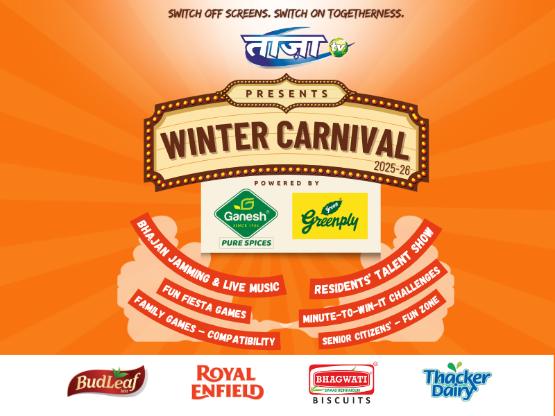 Winter Carnival 2025-26: Taaza TV Brings Neighbours Back Together, One Building at a Time