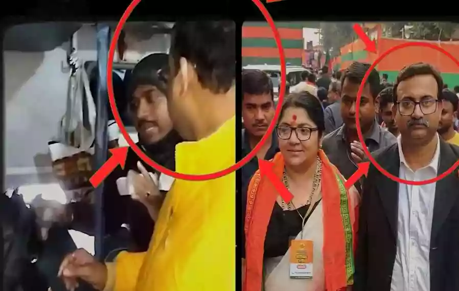 BJP leader tries to steal bedsheet from train's AC coach! Video goes viral; TMC mocks party