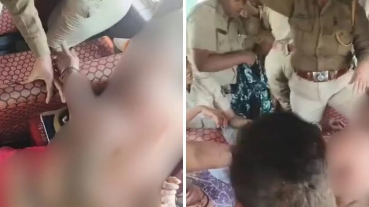 Woman BJP worker alleges 'clothes torn'; Police claim 'she stripped'