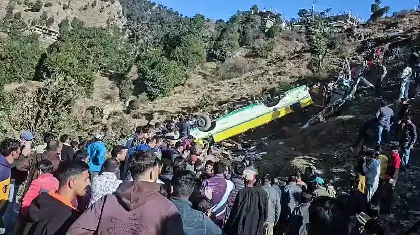 At least 14 people killed as bus falls 500 ft in Himachal, PM announces ex-gratia