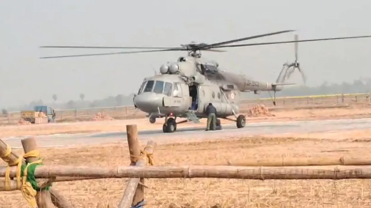Security tightened in Malda ahead of PM Modi visit, IAF helicopter conducts mock drill