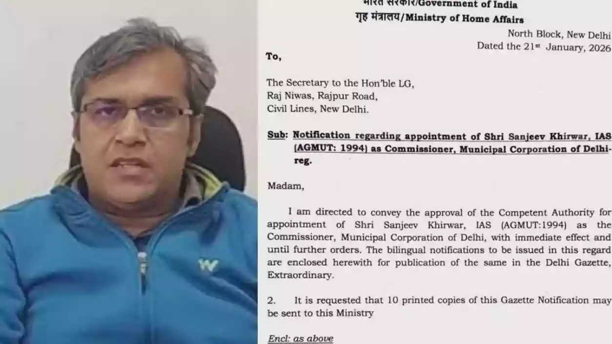 IAS officer who emptied Delhi stadium to walk dog takes charge as MCD commissioner 