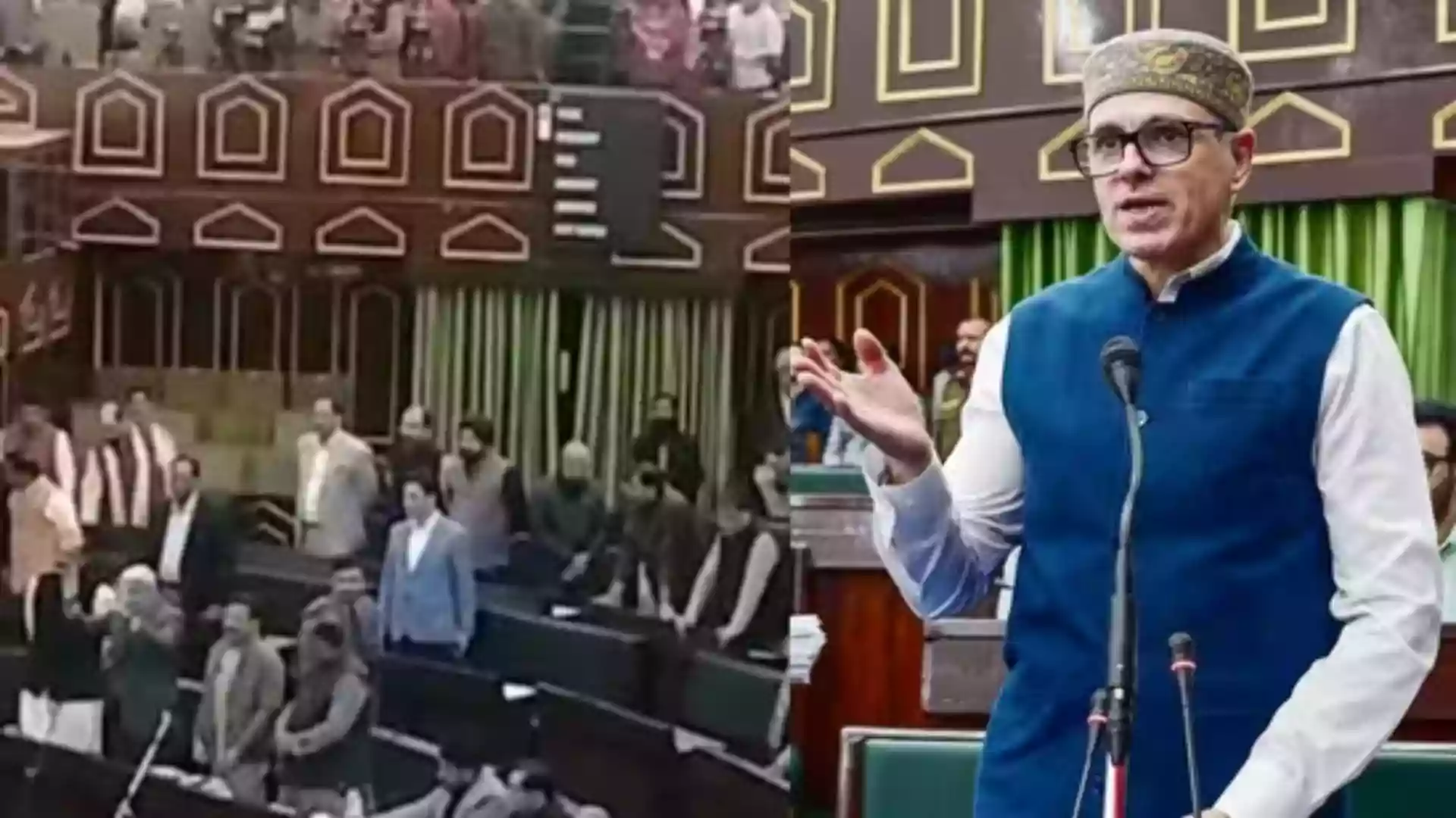 BJP walks out of J&K Assembly over demand for apology from CM Omar Abdullah