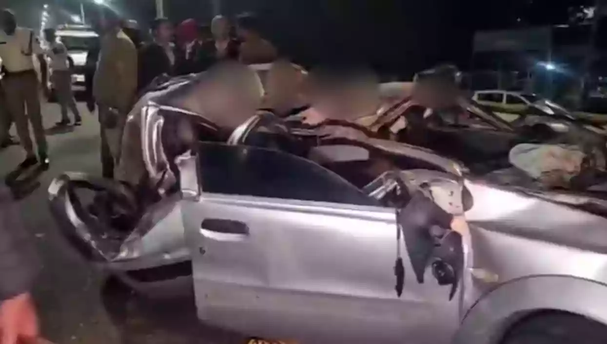 5 youths killed after speeding car jumps divider, crashes into transport bus in Bengaluru