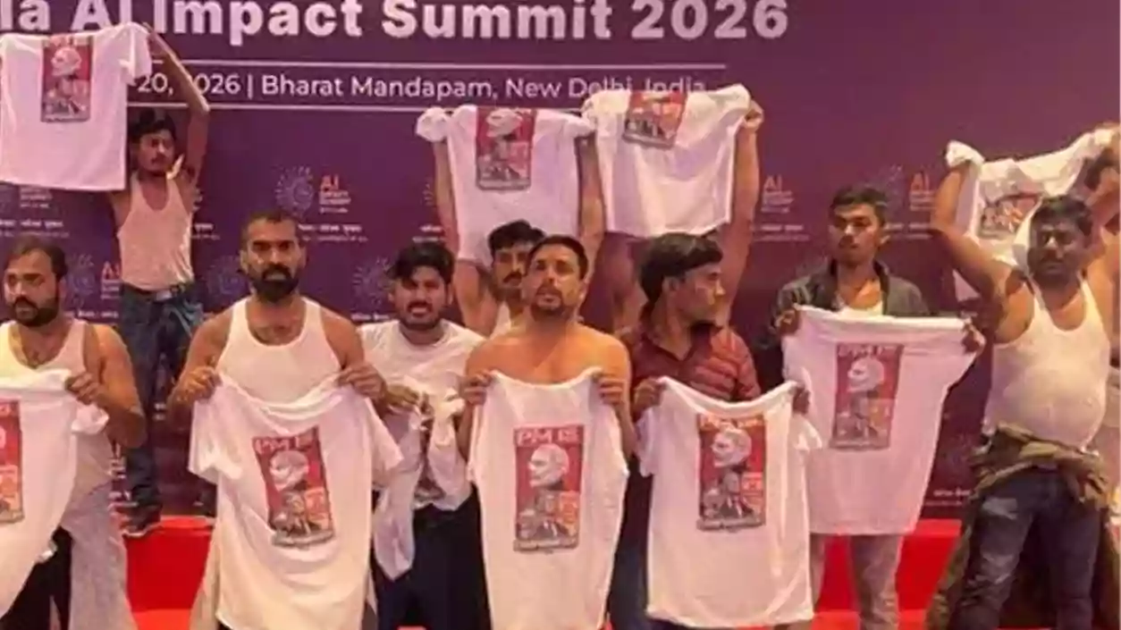 ‘For them, AI is anti-India’: BJP slams Congress over shirtless protest at Delhi AI summit