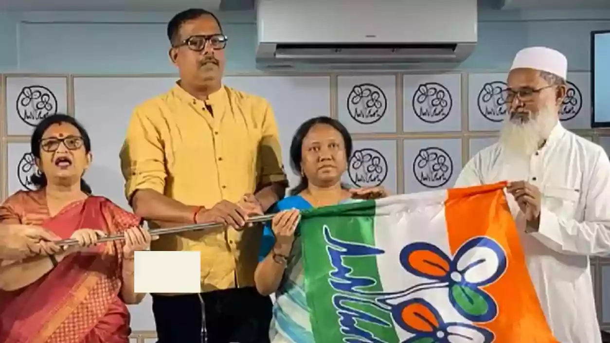 Former cricketer Shib Sankar Paul, others join TMC in presence of Chandrima Bhattacharya