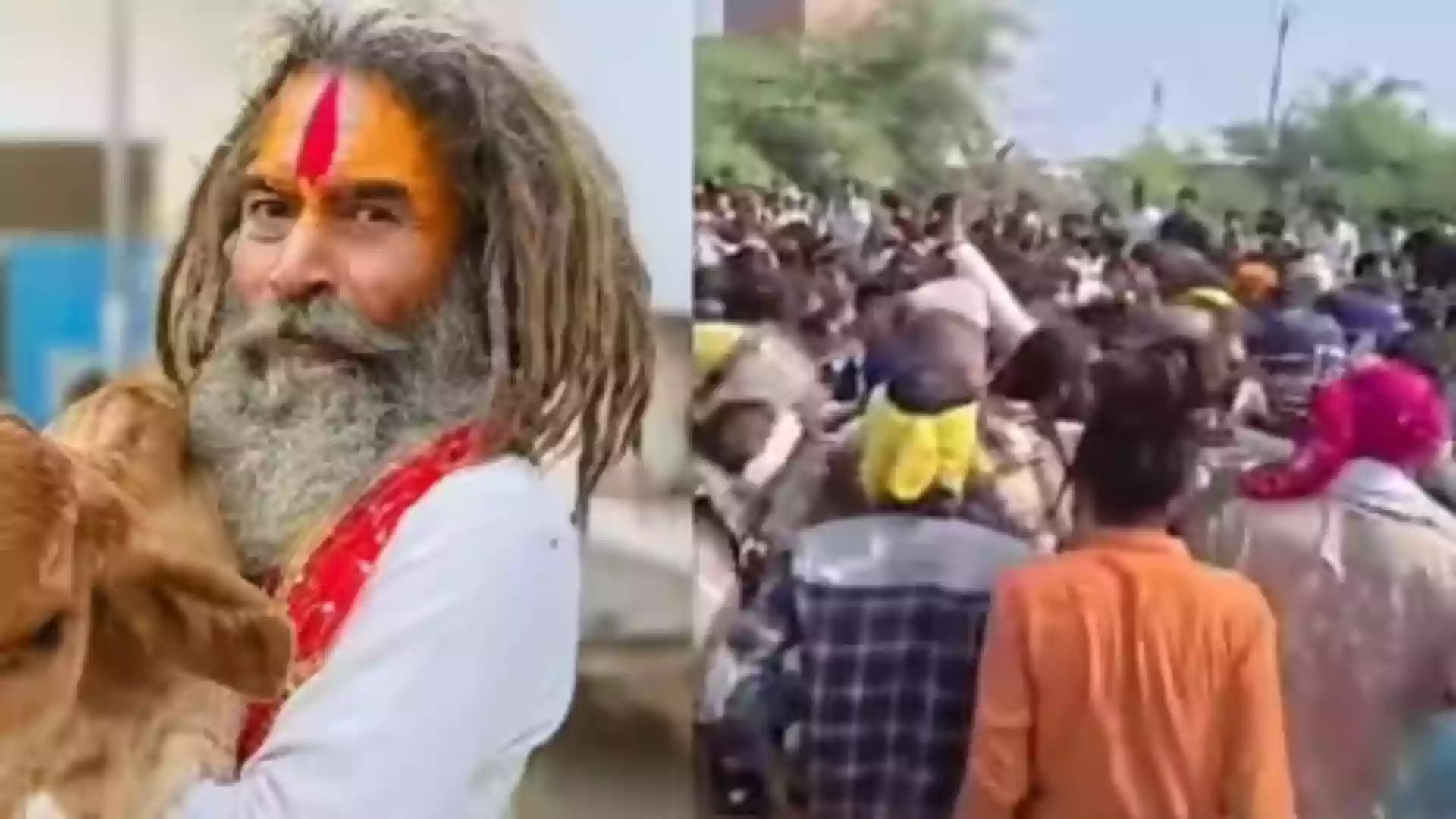 Violent protests erupt in Mathura over gaurakshak farsa wale baba's death; police vans vandalized