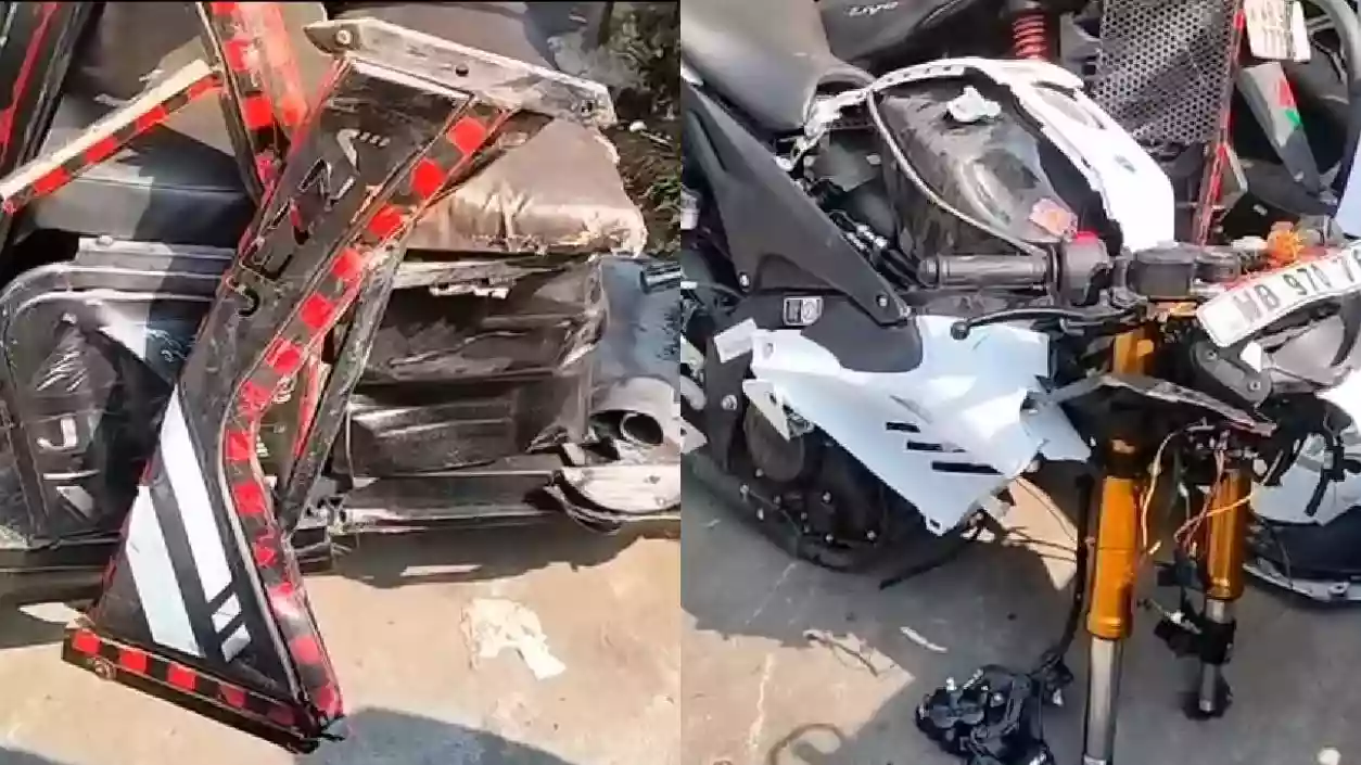 1 dead, 5 injured as speeding bike crashes into toto in South 24 Pgs late night