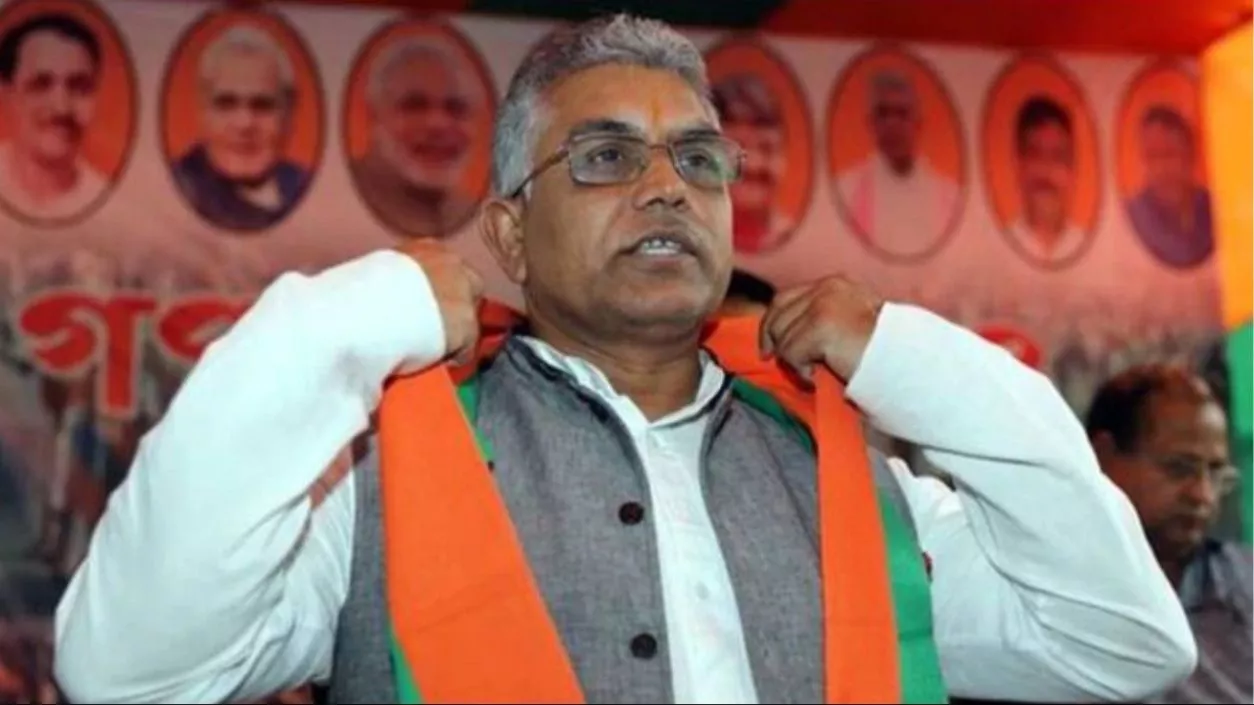 Dilip Ghosh faces protests in Kharagpur over railway eviction notices; residents block roads
