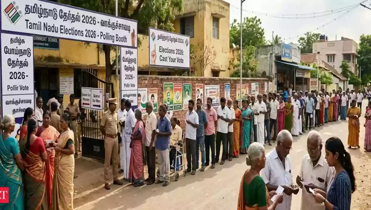 Tamil Nadu polls 2026: 17.69% turnout by 9 am; Vijay urges EC to extend voting hours